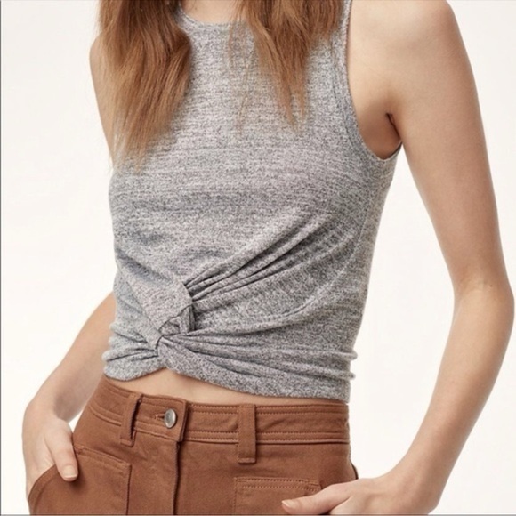 Wilfred Tops - Aritzia Wilfred Free Daley Twist Front Tank